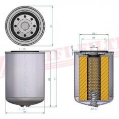 FILTRE A HUILE SO 6086 HIFI FILTER 2