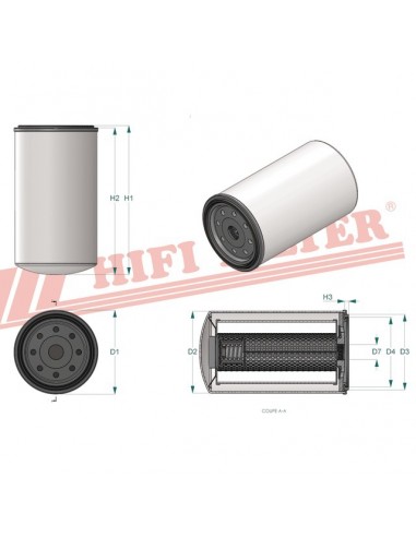 FILTRE A HUILE SO 6099 HIFI FILTER