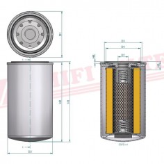 FILTRE A HUILE SO 8013 HIFI FILTER 2