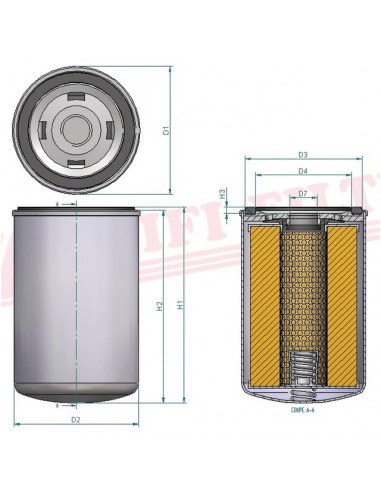 FILTRE A HUILE SO 8149 HIFI FILTER