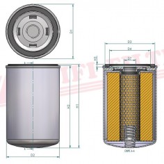 FILTRE A HUILE SO 9021 HIFI FILTER 2