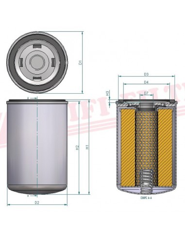 FILTRE A HUILE SO 9021 HIFI FILTER