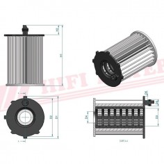 FILTRE A HUILE SO 9041 HIFI FILTER 2