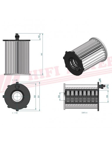 FILTRE A HUILE SO 9041 HIFI FILTER