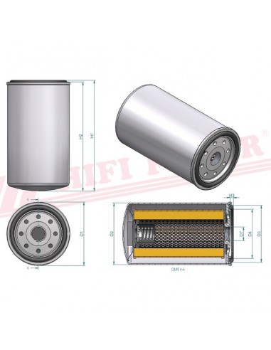 FILTRE A HUILE T 501 HIFI FILTER