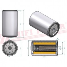 FILTRE A HUILE T 8307 HIFI FILTER 2