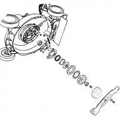 FREIN DE LAME HRD536C K0 K1 K2 ORIGINE HONDA 2