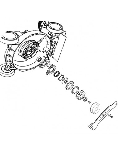 FREIN DE LAME HRD536C K0 K1 K2 ORIGINE HONDA