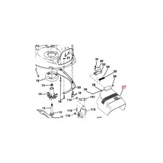 DEFLECTEUR DE PLATEAU DE COUPE 2