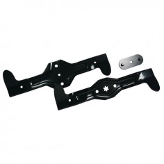 KIT 2 LAMES DE TONDEUSE CROISEES DROITE 465 MM 532426322