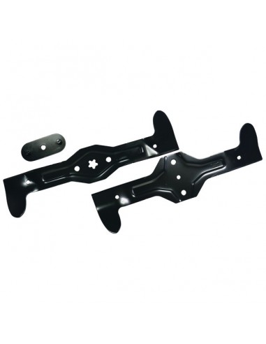 KIT 2 LAMES DE TONDEUSE CROISEES GAUCHE 465 MM 532426323
