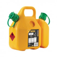 BIDON DOUBLE ANTI DEBORDEMENT JAUNE 2