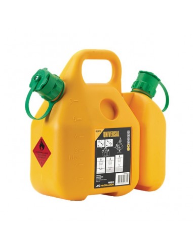 BIDON DOUBLE ANTI DEBORDEMENT JAUNE 2