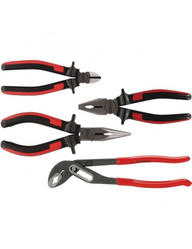 PINCES ERGOTORQUE MULTIPRISE COUPANTE UNIVERSELLE DEMIRONDE JEU DE 4 PINCES