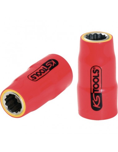 DOUILLE ISOLEE 1000V 3/8 12 PANS 10 MM