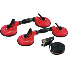 VENTOUSES DOUBLES POUR PAREBRISE AVEC SANGLE JEU DE 2