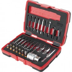 EMBOUTS D'EXTRACTION VIS TORX ET 6 PANS COFFRET DE 34 PIECES