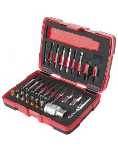 EMBOUTS D'EXTRACTION VIS TORX ET 6 PANS COFFRET DE 34 PIECES