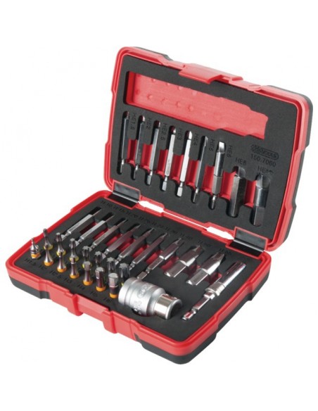 EMBOUTS D'EXTRACTION VIS TORX ET 6 PANS COFFRET DE 34 PIECES