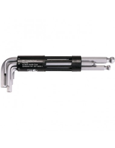 CLES MALES 6 PANS EXTRA TETE SPHERIQUE JEU DE 8 CLES