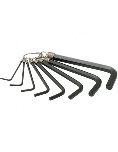 CLES MALES 6 PANS COURTES SUR ANNEAU JEU DE 8 CLES