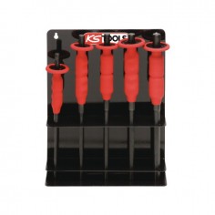 CHASSES GOUPILLES AVEC POIGNEE PROTECTION 6 A 14 MM PRESENTOIR MURAL DE 5 PIECES