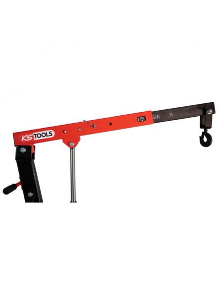 GRUE D'ATELIER MOBILE PLIANTE CAPACITE 2 TONNES KS TOOLS