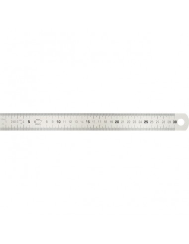 REGLET SEMI-RIGIDE INOX 300 MM GRADUATION RECTO VERSO   KS TOOLS