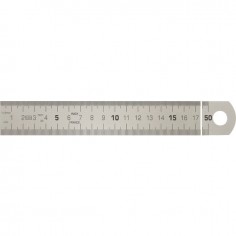 REGLET SEMI-RIGIDE INOX 500 MM GRADUATION RECTO VERSO   KS TOOLS