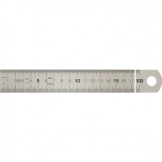 REGLET SEMI-RIGIDE INOX 1000 MM GRADUATION RECTO VERSO   KS TOOLS