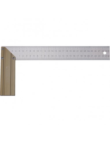 EQUERRE DROITE ET D'ONGLET LG 300 MM   KS TOOLS