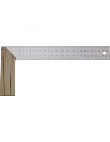 EQUERRE DROITE ET D'ONGLET LG 400 MM   KS TOOLS