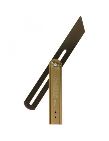 FAUSSE EQUERRE A COULISSE LAME ACIER LG 250 MM   KS TOOLS