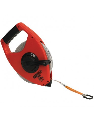 QUINTUPLE DECAMETRE BI-MATIERE RUBAN FIBRE DE VERRE 50 METRES   KS TOOLS