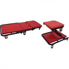 CHARIOT DE VISITE PLIABLE CONVERTIBLE EN TABOURET D%u2019ATELIER