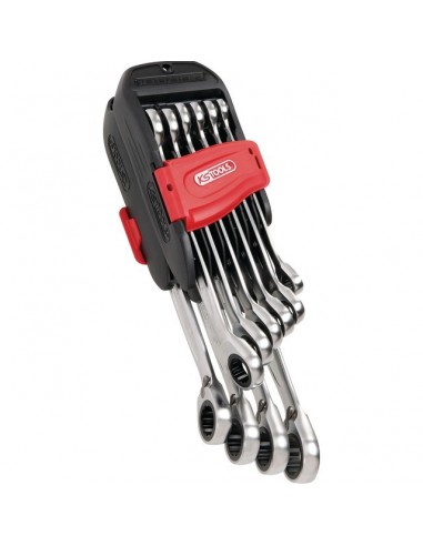 CLE MIXTE A CLIQUET REVERSIBLE GEARPLUS SUR ETUI PORTATIF JEU DE 10