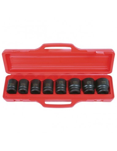 DOUILLES A CHOC 3/4 6 PANS COFFRET DE 8 PIECES KS TOOLS