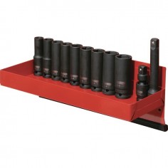 DOUILLES LONGUES A CHOC 1/2%u2019%u2019 6 PANS PRESENTOIR DE 12 PIECES   KS TOOLS