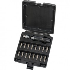 TOURNEVIS A FRAPPER ET EMBOUTS COFFRET DE 18 PIECES   KS TOOLS