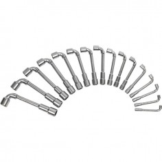 CLES A PIPE DEBOUCHEES 6 PANS JEU DE 16 CLES   KS TOOLS