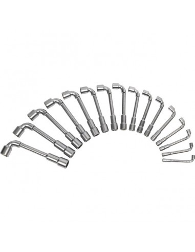 CLES A PIPE DEBOUCHEES 6 PANS JEU DE 16 CLES   KS TOOLS