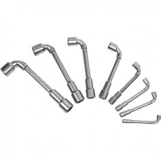 CLES A PIPE DEBOUCHEES 6 PANS DE 8 A 24 MM LE JEU DE 8   KS TOOLS
