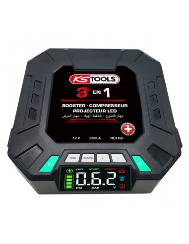 BOOSTER - GONFLEUR - PROJECTEUR 3 EN 1 KS TOOLS