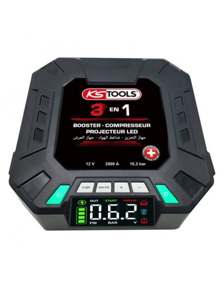 BOOSTER - GONFLEUR - PROJECTEUR 3 EN 1 KS TOOLS