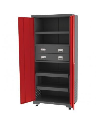 ARMOIRE DE RANGEMENT HAUTE A 2 TIROIRS