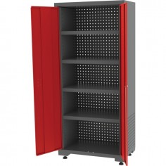 ARMOIRE DE RANGEMENT HAUTE A 4 ETAGERES