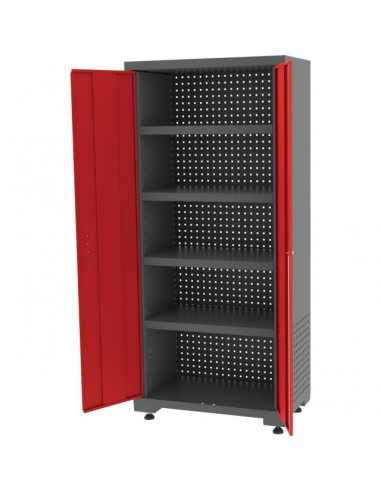 ARMOIRE DE RANGEMENT HAUTE A 4 ETAGERES
