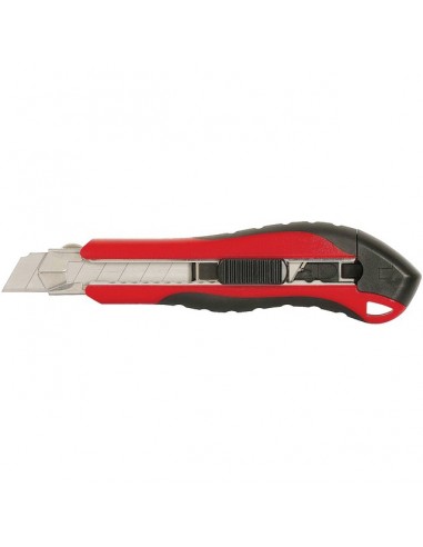 CUTTER UNIVERSEL A LAMES SECABLES AVEC CHARGEUR DE 6 LAMES 18 MM   KS TOOLS