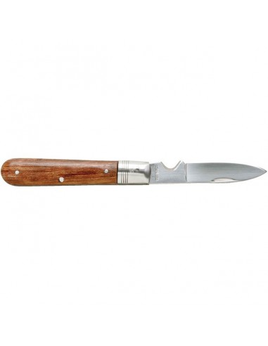 COUTEAU D'ELECTRICIEN AVEC 1 LAME DROITE INOX DROITE   KS TOOLS