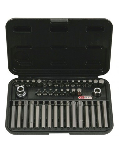 EMBOUTS DE VISSAGE ENTRAINEMENT 6 PANS 10 MM COFFRET DE 42 PIECES